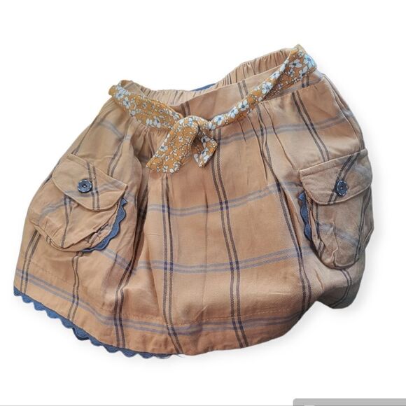 NWT Matilda Jane Freya Plaid Tie Waist Skirt - Picture 4 of 5